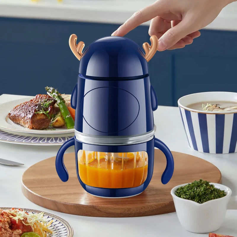 Multi Functional Food Processor, Household Food Processor, Baby Food Grinder, Garlic Puree Blender, Kitchen Tool