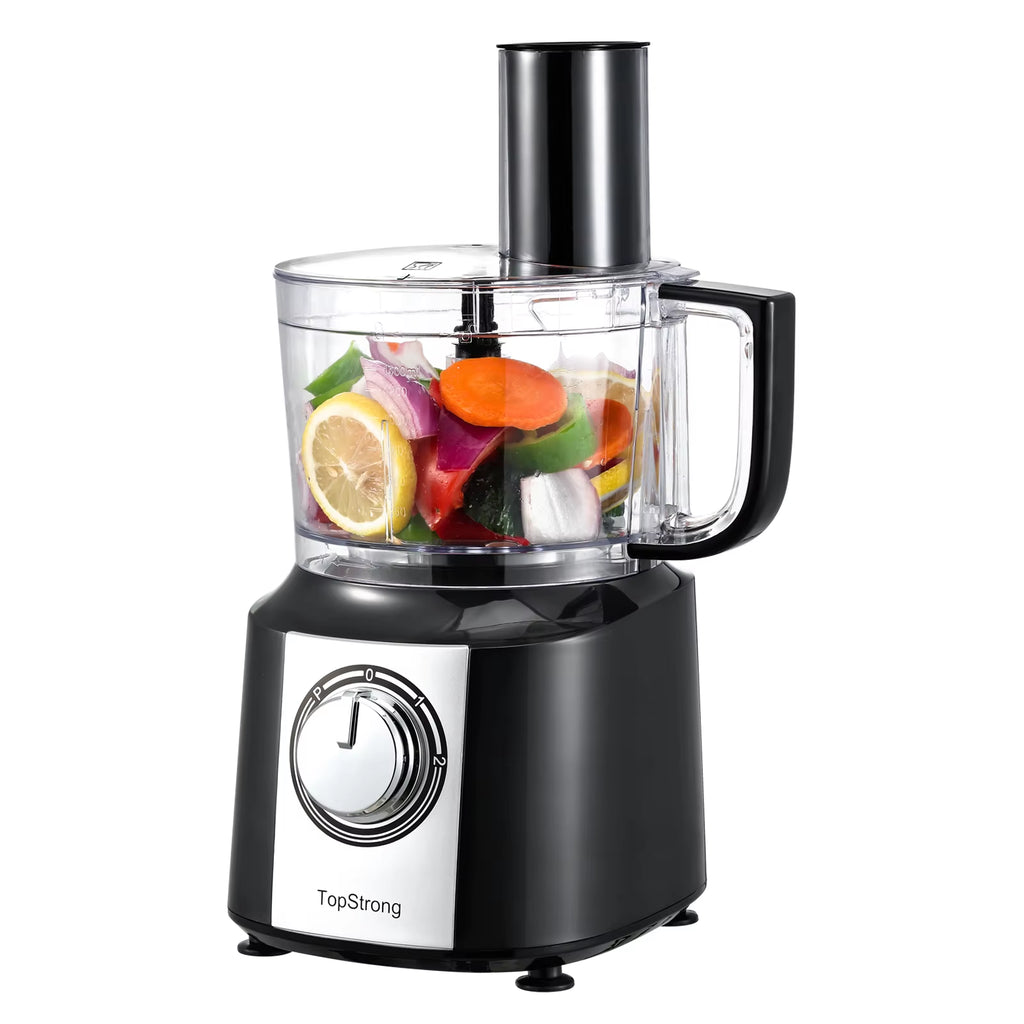 6 In1 800W Black Food Processor USFP201