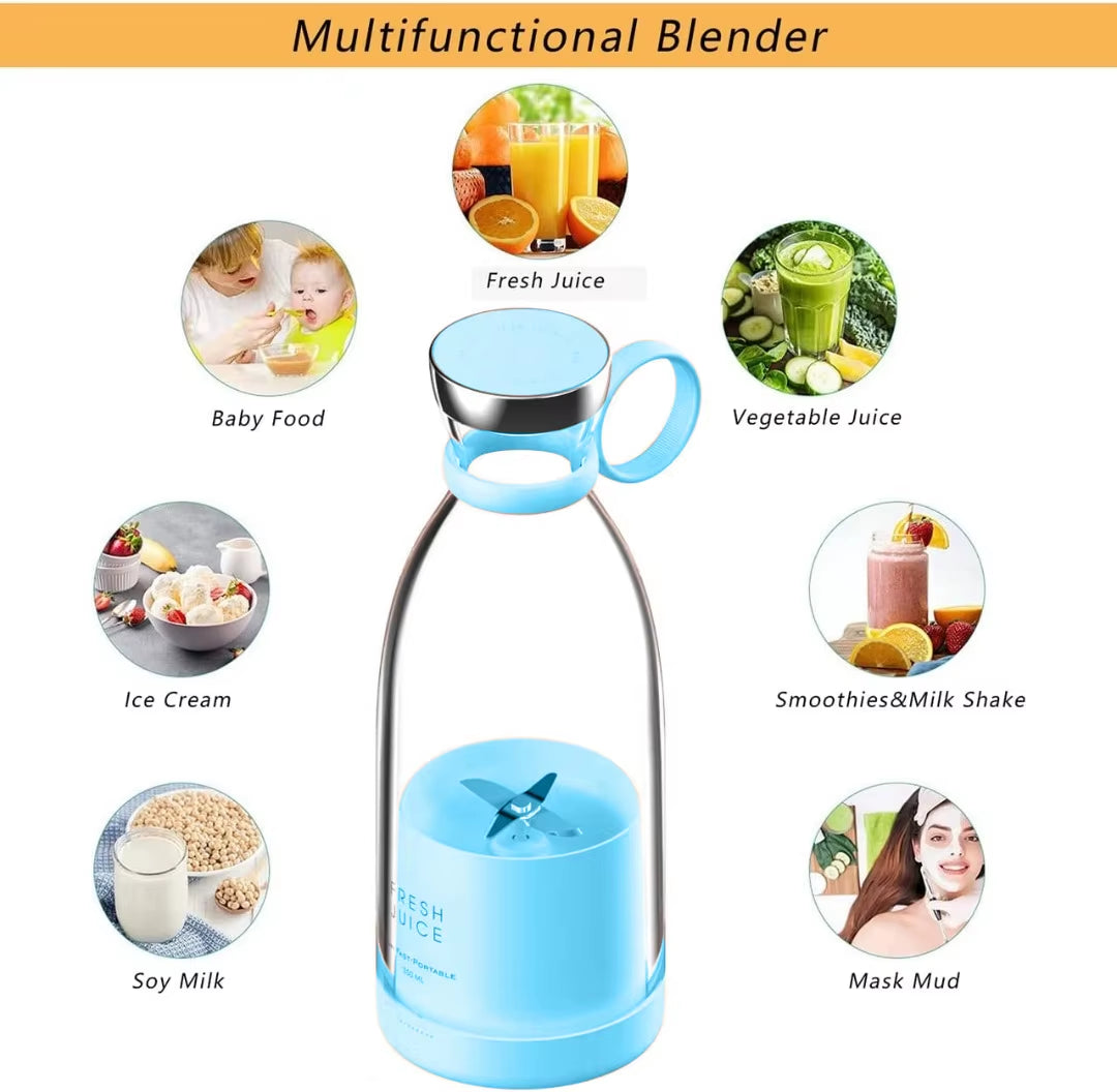 Portable Electric Mini Blenders Smoothie Fresh Juice Mini Fast Portable Blender Cups Bottle Juicers Cup Blenders