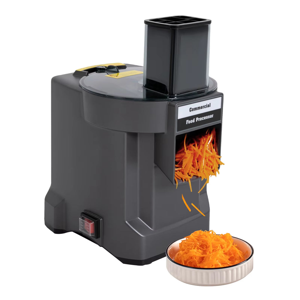 Commercial Vegetable Processor, 3-In-1 Vegetable Slicer Shredder Dicer, Electric Food Processor with 3 Blades